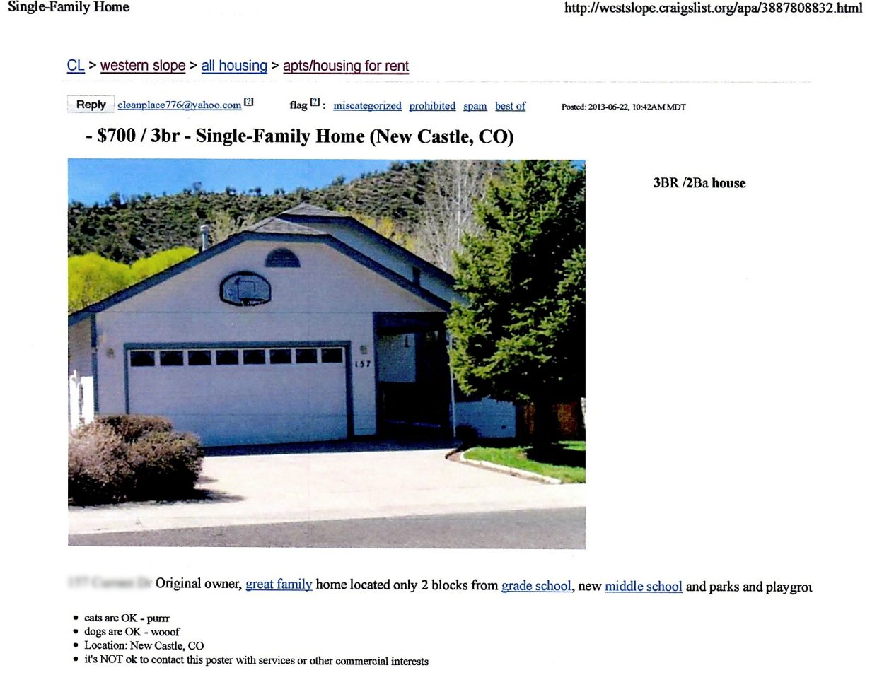Craigslist rental scam hits New Castle homeowner